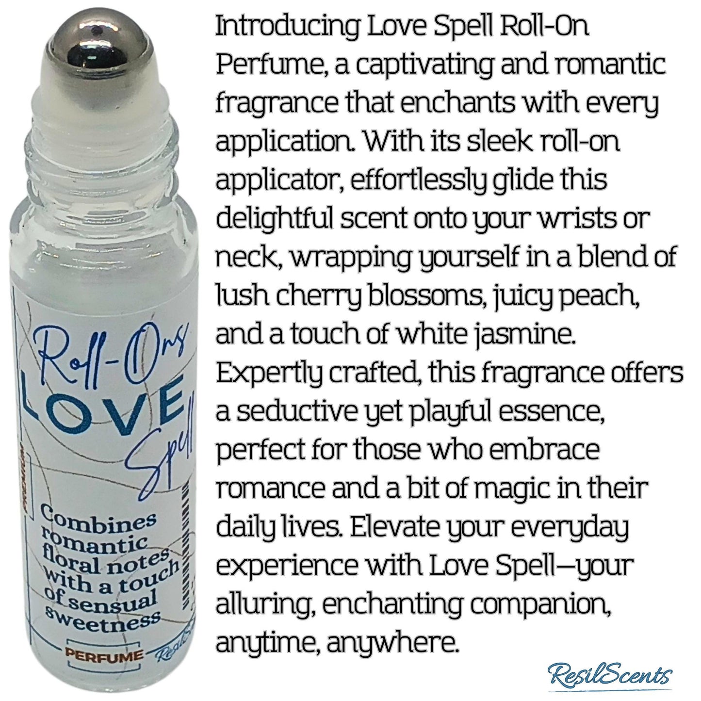 Enchanted Roll-On Oil – Cherry Blossom, Peach & White Jasmine (10 ml)