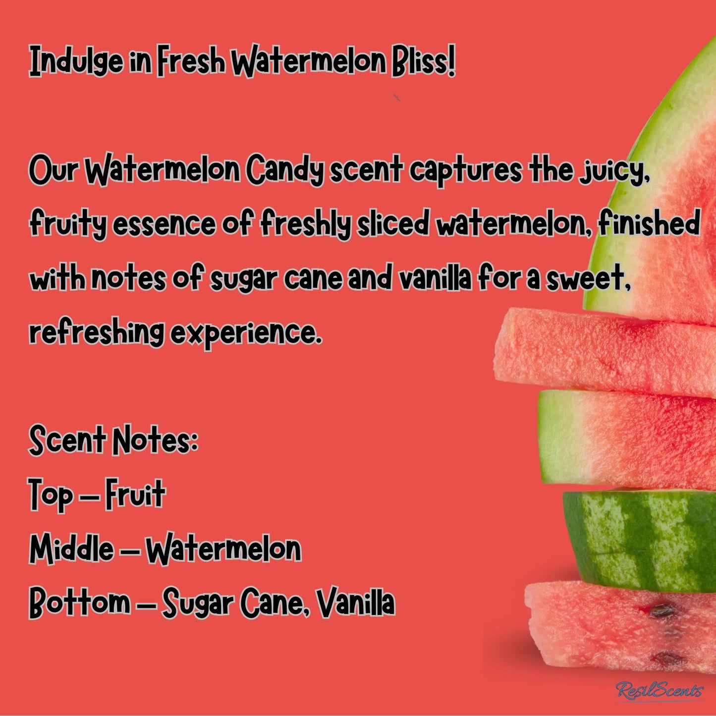 Watermelon Candy ResilMelt – Playful & Fruity | A Sweet Touch for Spring