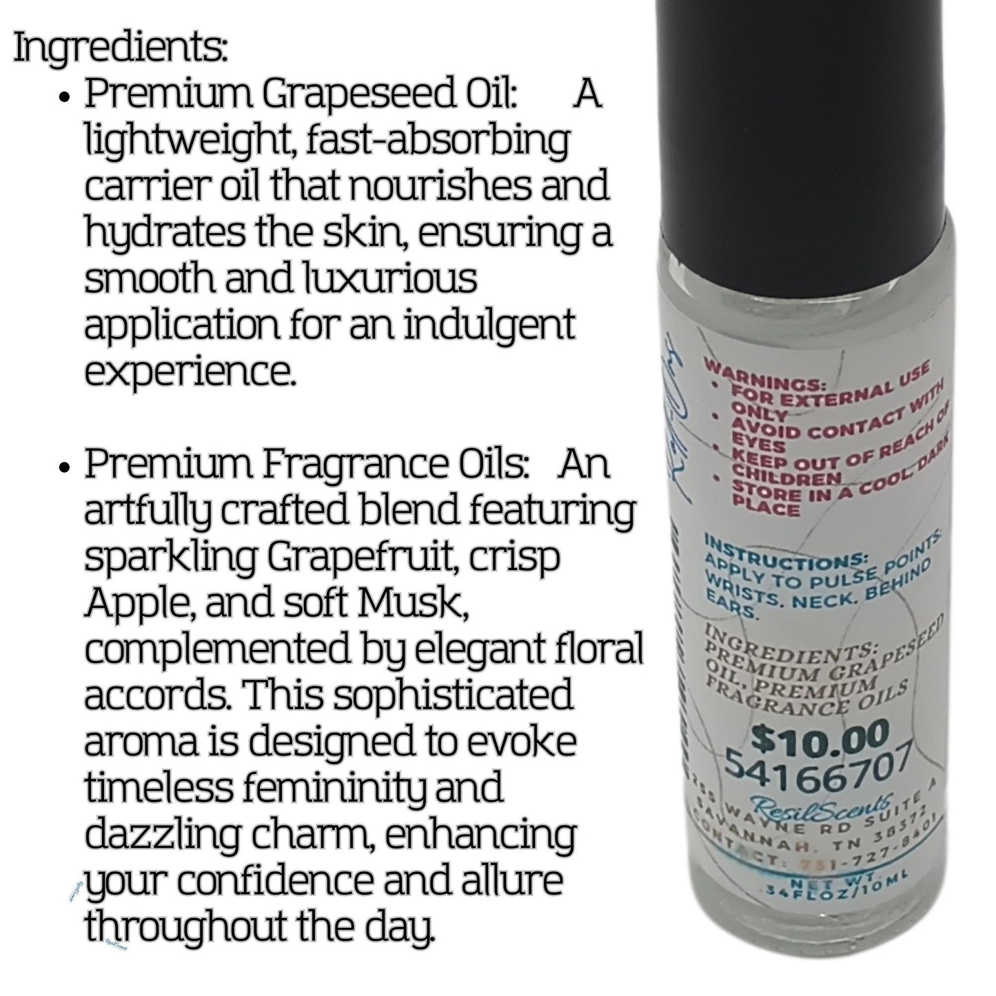 Bijou Roll-On Oil – Bombshell Type | Chic & Glamorous | The Perfect Spring Scent