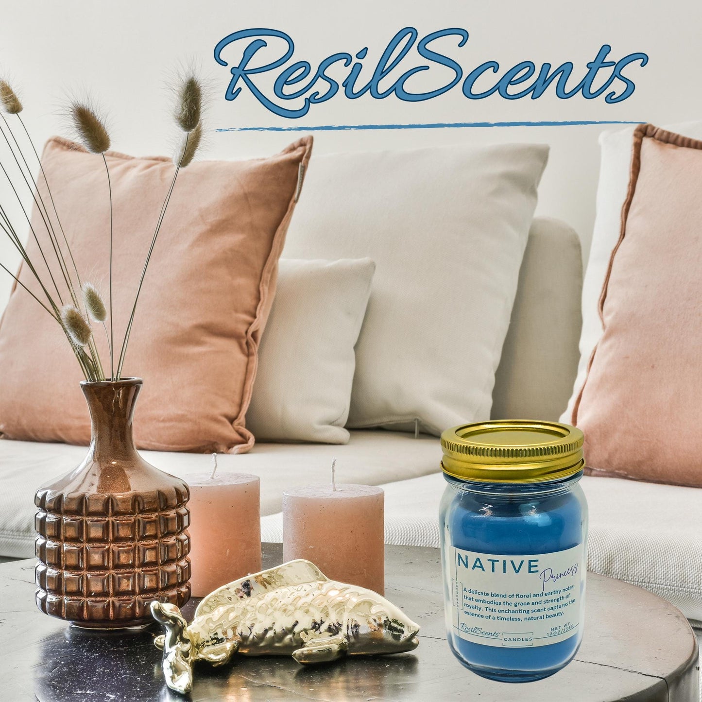 Lavender Essential Peace Candle – Calming & Soothing Aroma | A Perfect Spring Gift Candle