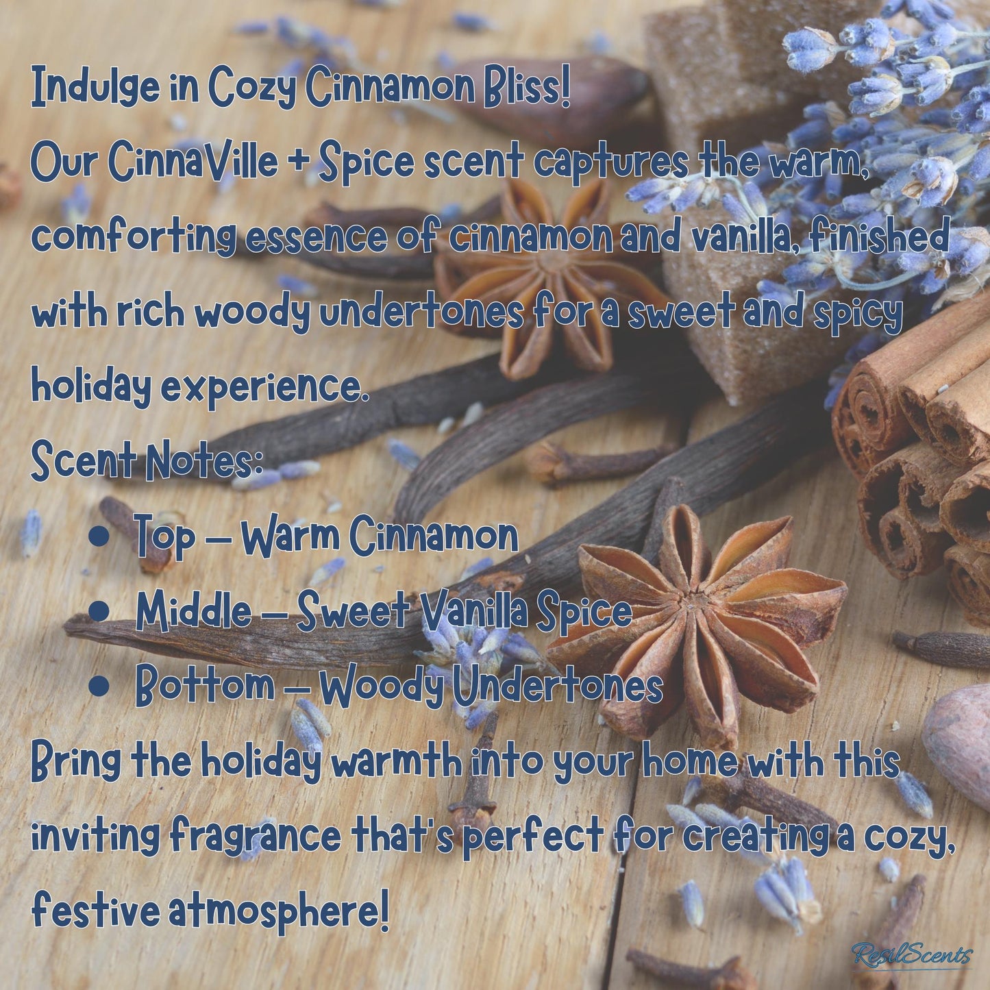 Cinnamon Spice ResilMelts™ | 2.4 oz Wax Cubes
